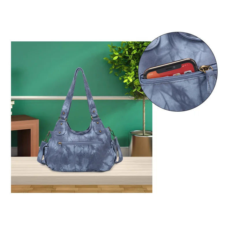 Ladies Hand Bags for Women Pu Casual Single Shoulder Crossbody Bag Multifunctional Purses and Handbags Повседневная Сумка