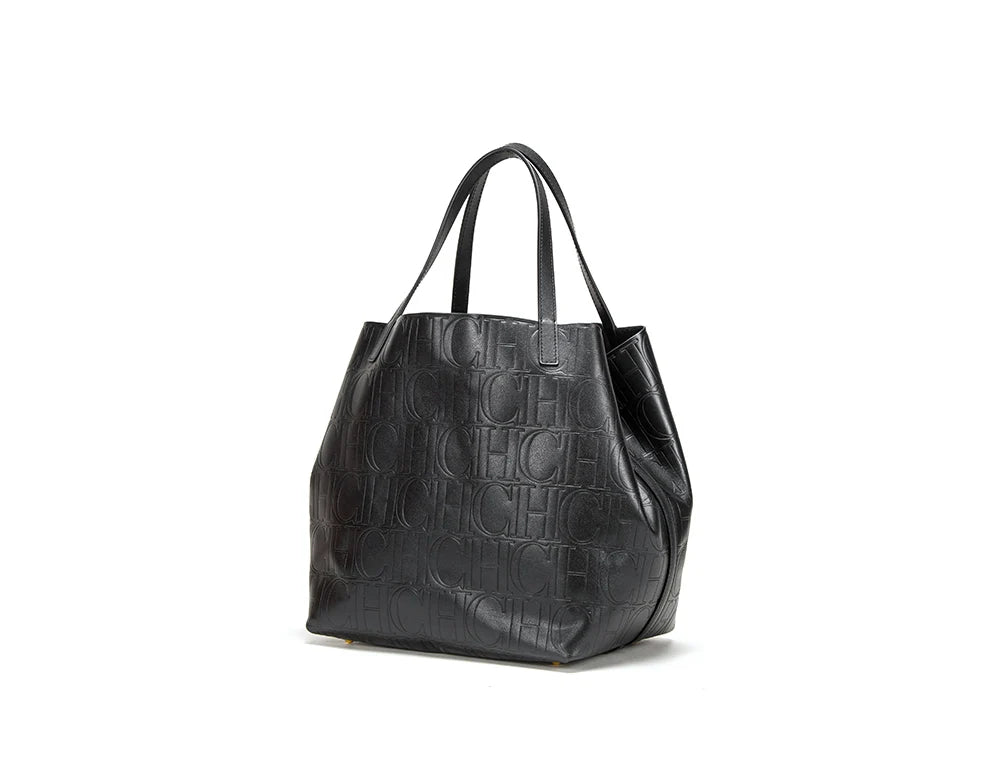 Ladies Handbag Solid Color Elegant Large Capacity Classic Retro Fashion Simple Versatile Exquisite Beautiful Ladies Shoulder Bag