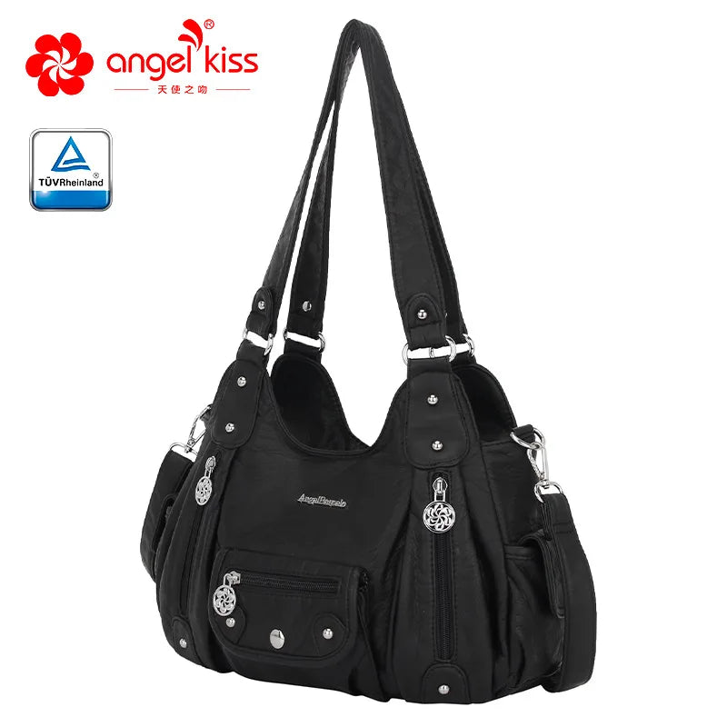 Ladies Hand Bags for Women Pu Casual Single Shoulder Crossbody Bag Multifunctional Purses and Handbags Повседневная Сумка