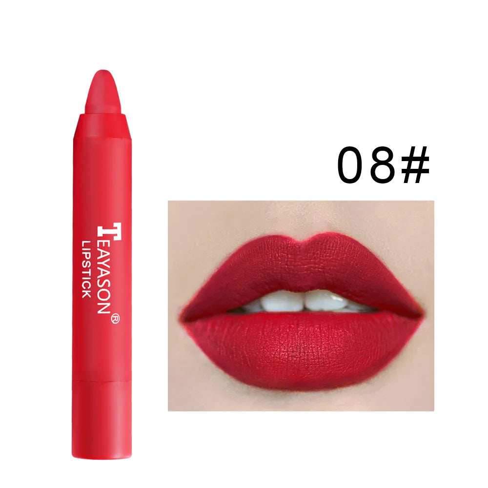 Matte velvet lipstick does not fade, does not stick to cup lipstick lipstick moisturizing lipstick pen nude earth red lipstick p