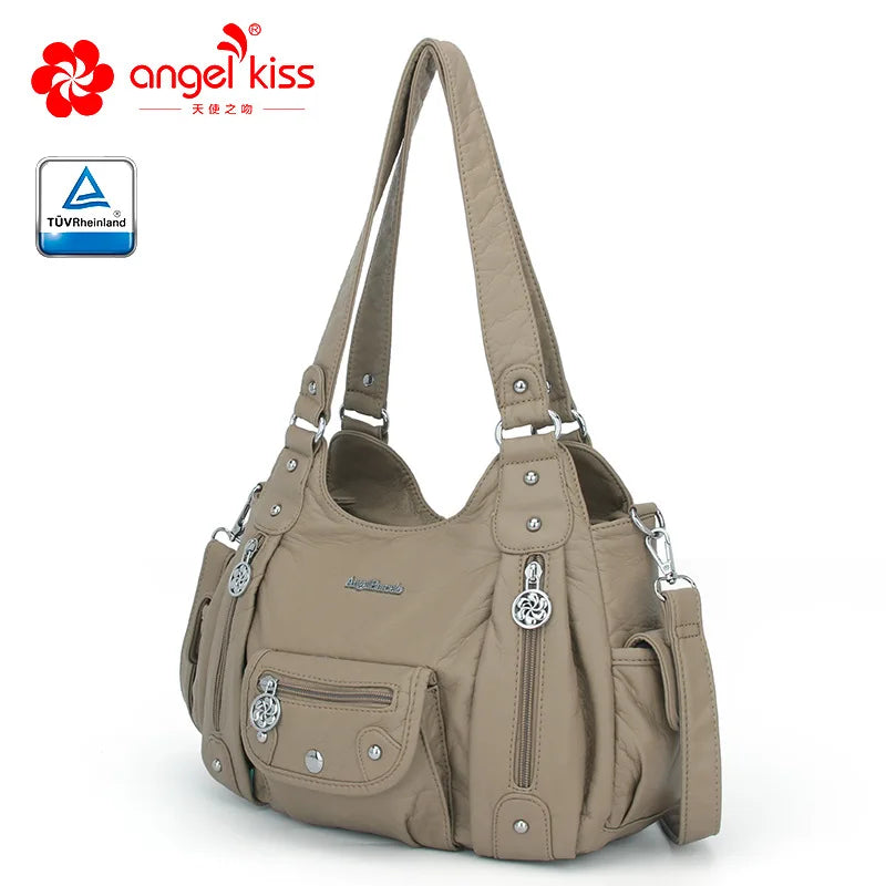 Ladies Hand Bags for Women Pu Casual Single Shoulder Crossbody Bag Multifunctional Purses and Handbags Повседневная Сумка