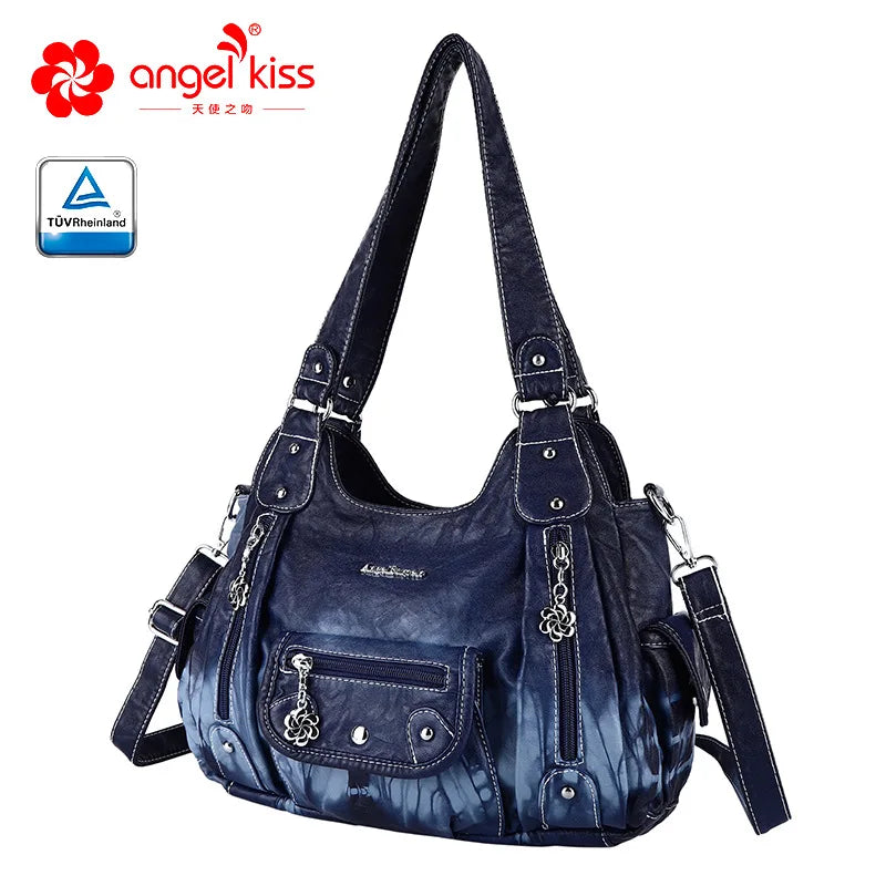 Ladies Hand Bags for Women Pu Casual Single Shoulder Crossbody Bag Multifunctional Purses and Handbags Повседневная Сумка