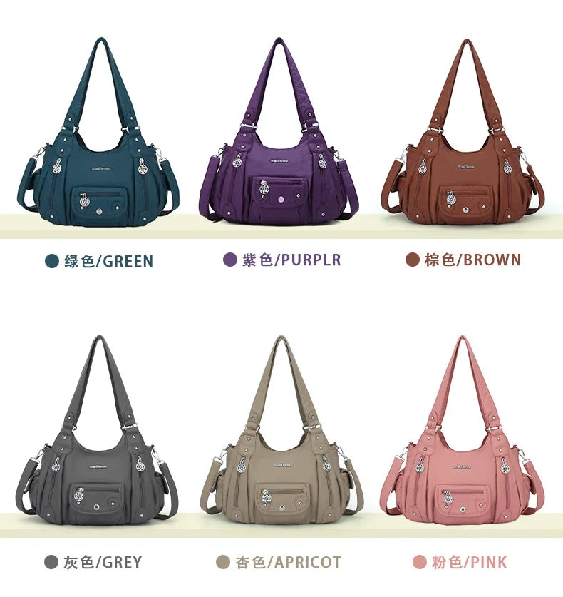 Ladies Hand Bags for Women Pu Casual Single Shoulder Crossbody Bag Multifunctional Purses and Handbags Повседневная Сумка