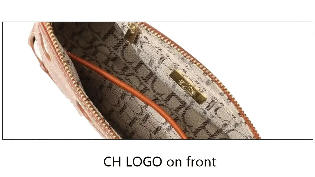 CH Fashion Hollow Design Ladies Crossbody Bag Simple Versatile Style Ladies Shoulder Bag Daily Commuter Ladies Bags