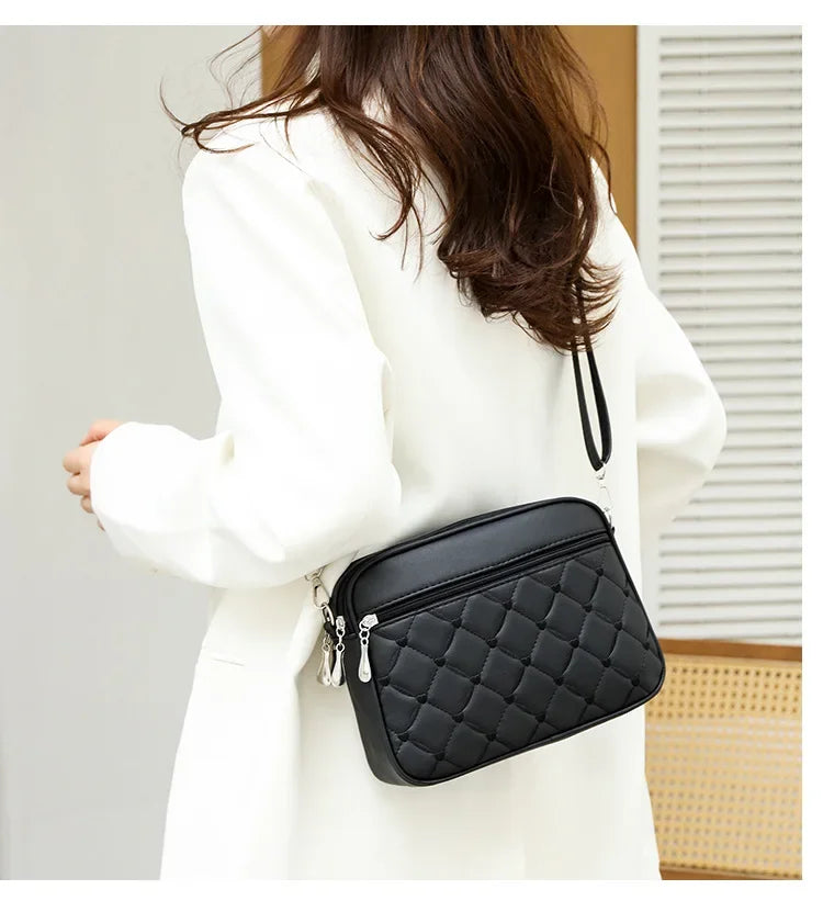 Ladies' High-end and Exquisite 2025 Summer New Women's Messenger Bags Versatile Foreign Trade Crossbody Small Square Bags