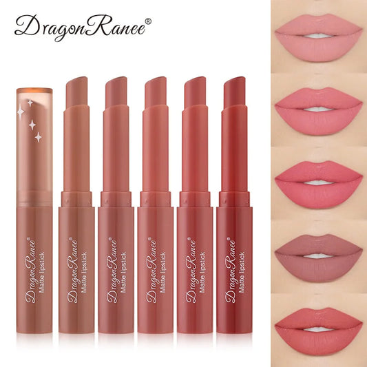 Dragon Ranee Crayon Lipstick Matte Lipstick Pencil Slant Lipstick Nude Soy Lipstick