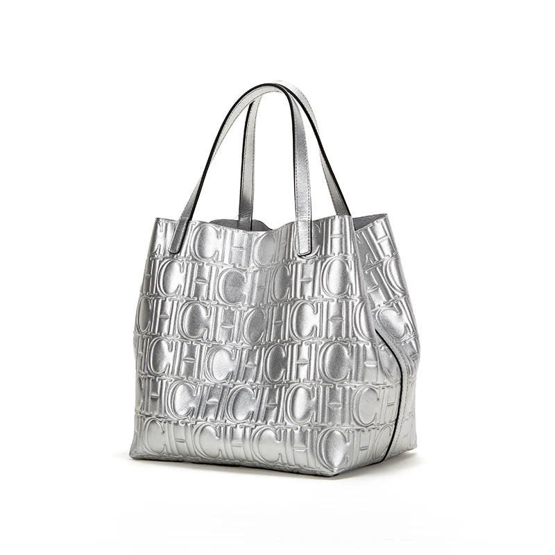 Ladies Handbag Solid Color Elegant Large Capacity Classic Retro Fashion Simple Versatile Exquisite Beautiful Ladies Shoulder Bag